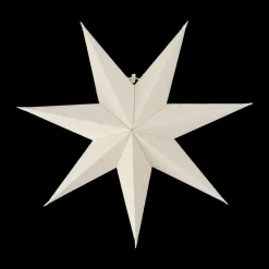 Étoile de l'avent blanche Bare, 45 cm