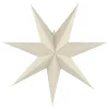Étoile de l'avent blanche Bare, 60 cm