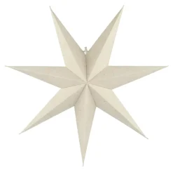 Étoile de l'avent blanche Bare, 60 cm