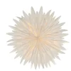 Étoile de l'avent blanche Luna, 80 cm