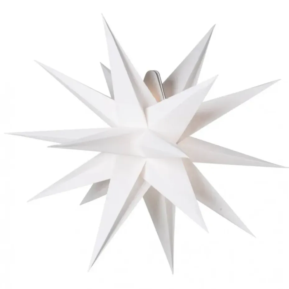 Étoile de L'Avent Sputnik Ø60 cm, blanc