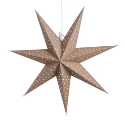Étoile de l'Avent Stella moka, Ø 60 cm