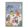 Torchon Cats fun, 35x50 cm