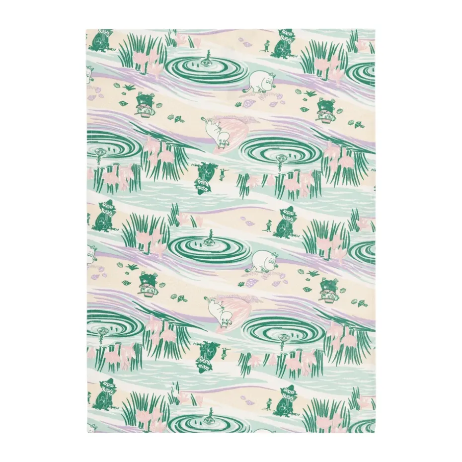 Torchon de cuisine Beach day Mumin, 50x70 cm