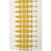 Torchon Hareng, ocre (jaune)