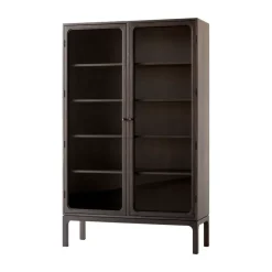 Trace SC88 Vitrine 120x192x40 cm, Dark stained oak