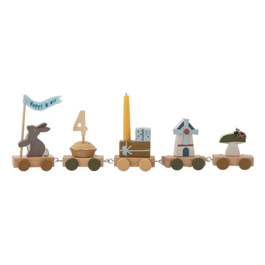 Train anniversaire Alfi 39 cm, Marron