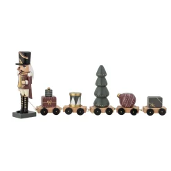 Train décoratif Casse-Noisette Vadim 50 cm, Vert