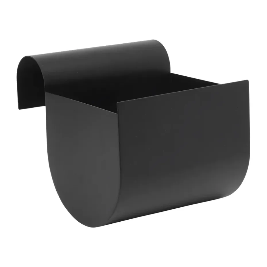 Uma jardinière balcon petite 20 cm, Black