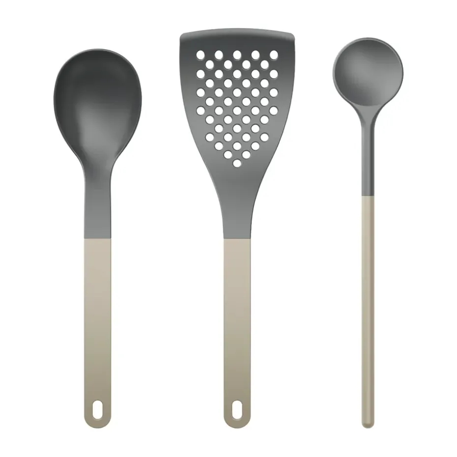 Ustensiles de cuisine Optima 1, 3 pièces, Humus en nylon