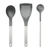 Ustensiles de cuisine Optima 1, 3 pièces, Nylo blanc
