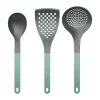 Ustensiles de cuisine Optima 2, 3 pièces, Nylon vert nordique