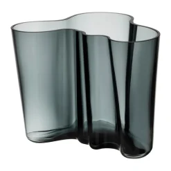 Vase Alvar Aalto gris foncé, 160 mm