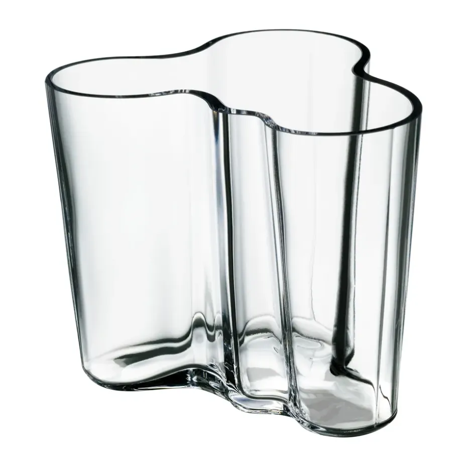 Vase Alvar Aalto transparent, 9,5 cm