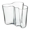 Vase Alvar Aalto transparent, 16 cm