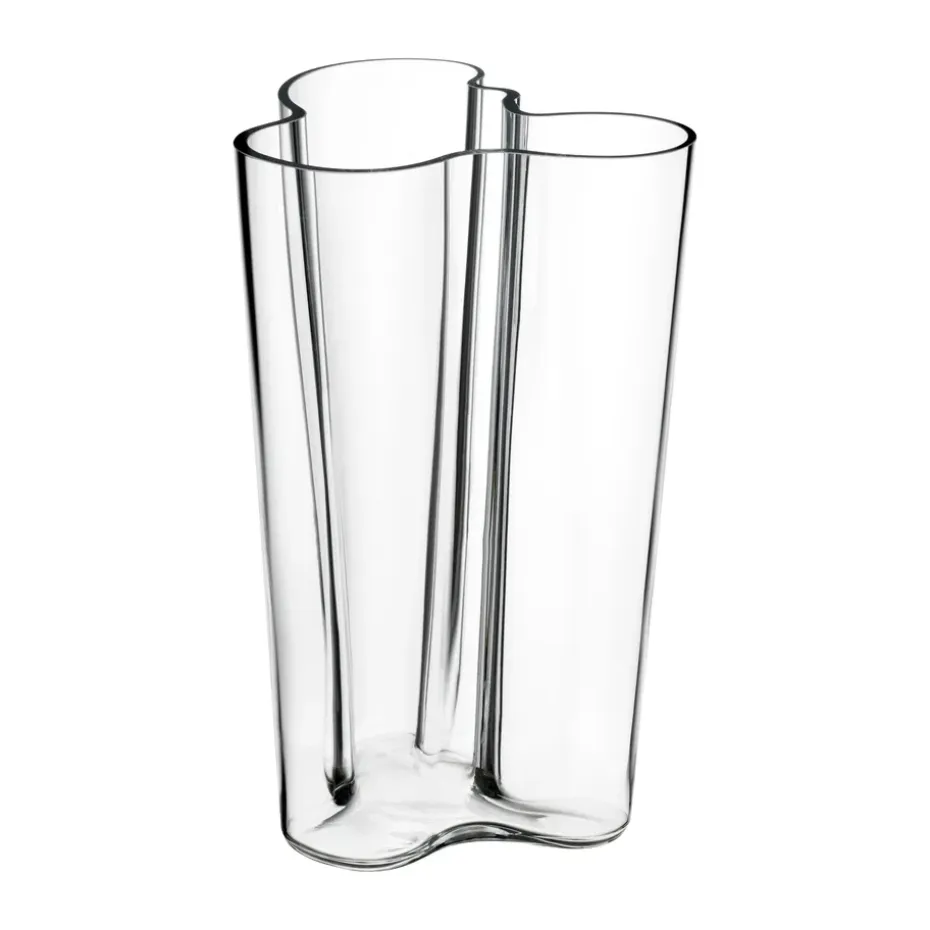 Vase Alvar Aalto transparent, 25 cm