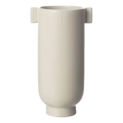 Vase avec anse Ernst 21 cm, Blanc Sable
