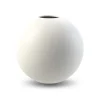 Vase blanc Ball, 20 cm