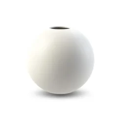 Vase blanc Ball, 10 cm