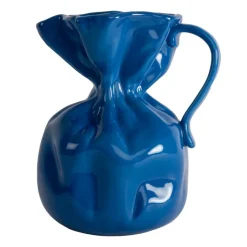 Vase Crumple, Bleu