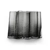 Vase Gry wide 24 cm, Smoke