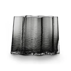 Vase Gry wide 24 cm, Smoke