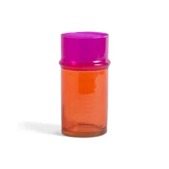 Vase Moroccan S, Orange-pink