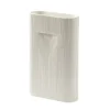 Vase Ridge 35cm, Off white