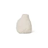 Vase Vulca mini, Off white stone