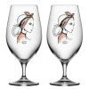Verre à bière All about you 40 cl Lot de 2, Near you beer (rusty orange)