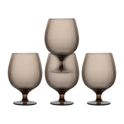 Verre à bière Billi 50 cl lot de 4, Marron