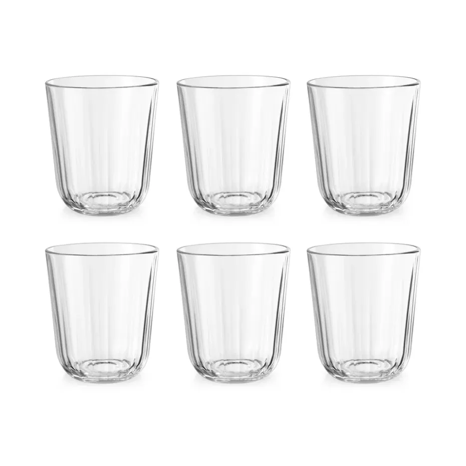 Verre à boire Facet 27 cl, pack de 6, Transparent