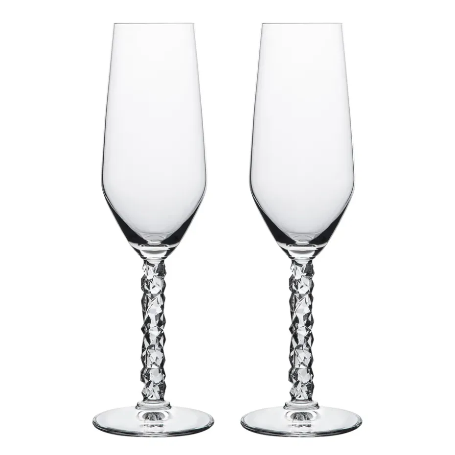 Verre à champagne Carat 24 cl Lot de 2, Transparent
