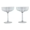 Verre à champagne Mizu coupe Lot de 2, Clear