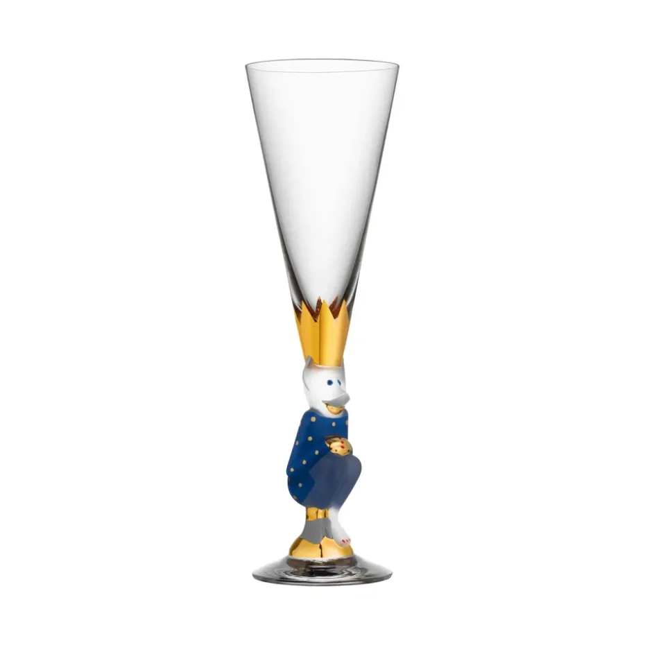 Verre à champagne The Sparkling Devil 19 cl, Bleu