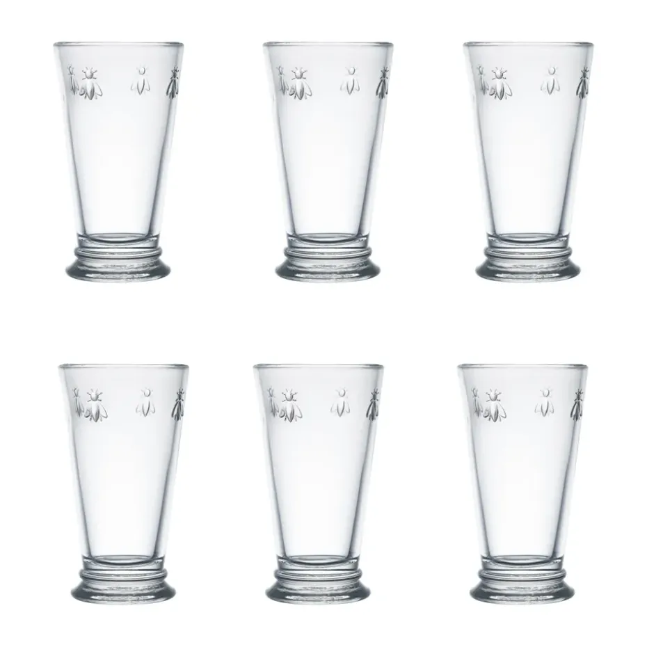 Verre à cocktail Abeille 46 cl, lot de 6, Transparent