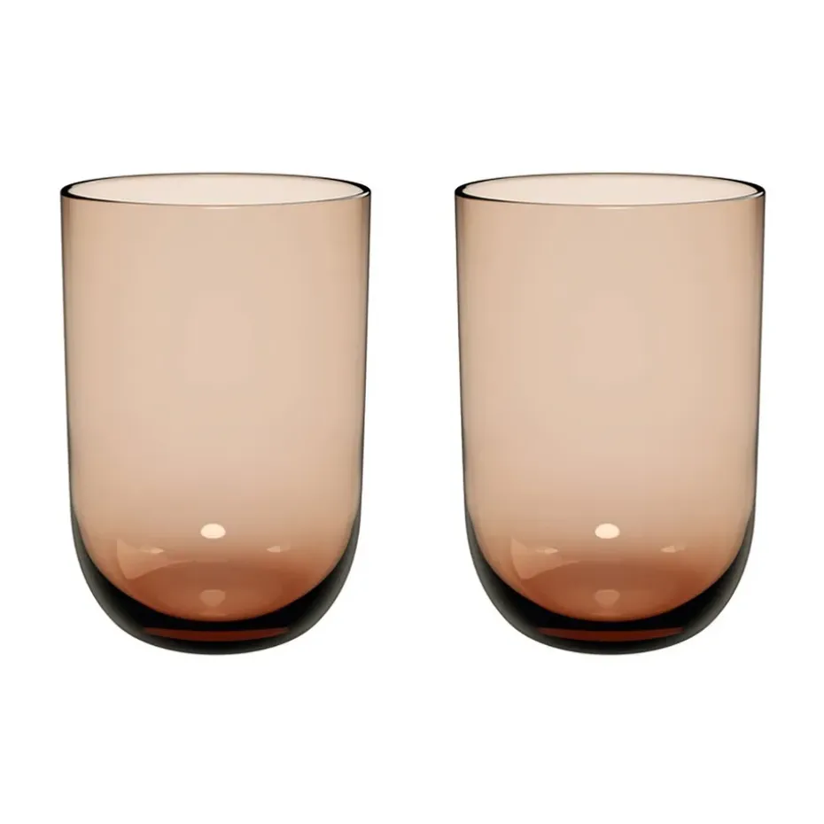 Verre à long drink Like 38,5 cl, lot de 2, Clay