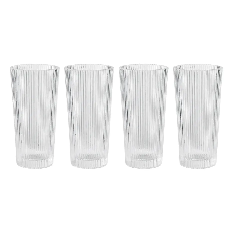 Verre à long drink Pilastro 30 cl, lot de 4, Clear