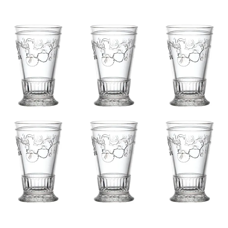 Verre à long drink Versailles 33 cl, lot de 6, Transparent