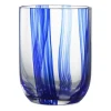 Verre à rayures 39 cl, Rayures bleues