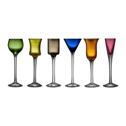Verre à schnaps Lyngby Glas 2,5-5 cl 6 pièces, Mix