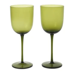 Verre à vin blanc Host 30 cl Lot de 2, Vert mousse