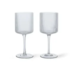 Verre à vin blanc Ripple 26 cl Lot de 2, Clear