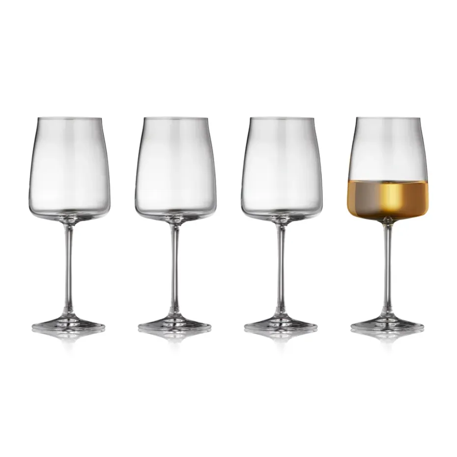 Verre à vin blanc Zero 43 cl, lot de 4, Cristal