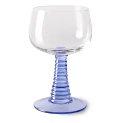 Verre à vin haut Swirl, Blue