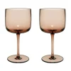 Verre à vin Like 27 cl, lot de 2, Clay