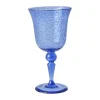 Verre à vin Rice Bubble Design 36 cl, Blue