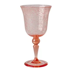 Verre à vin Rice Bubble Design 36 cl, Peach