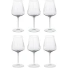 Verre à vin rouge Bernadotte Lot de 6, Cristalline