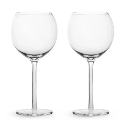 Verre à vin Saga Lot de 2, Transparent